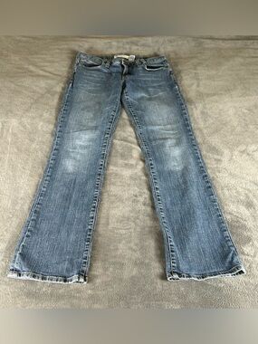 Gap Y2K Vintage Boy Cut Jeans Womens 6 Med Wash Blue Relaxed Straight  Low Rise